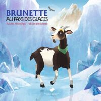 Brunette dans les glaces