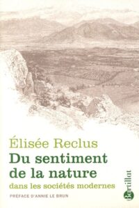 Du sentiment de la nature dans les sociétés modernes