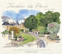 Jardins de Paris aquarelles